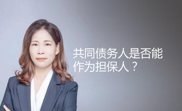 共同债务人是否能作为担保人？ 