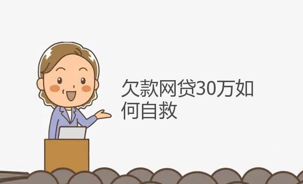 欠款网贷30万如何自救 